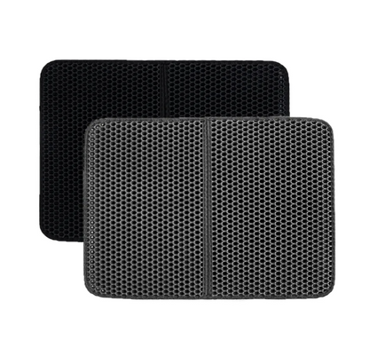 Cat Litter Mat Black and Gray