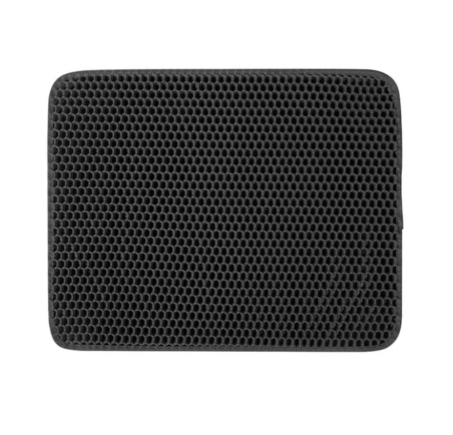 Cat Litter Mat Black