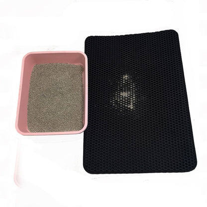 Cat Litter Mat in use