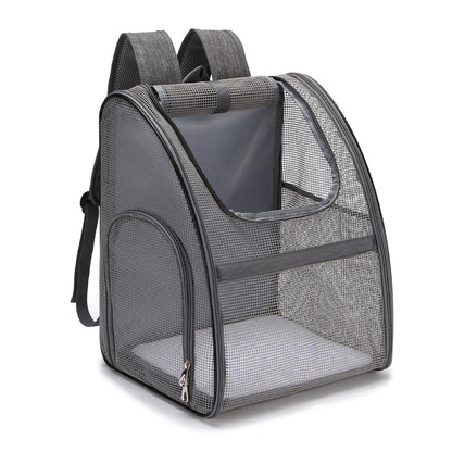 Breathable backpack pet box