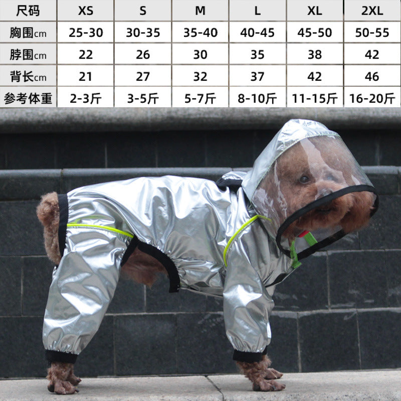 Pet rain cape