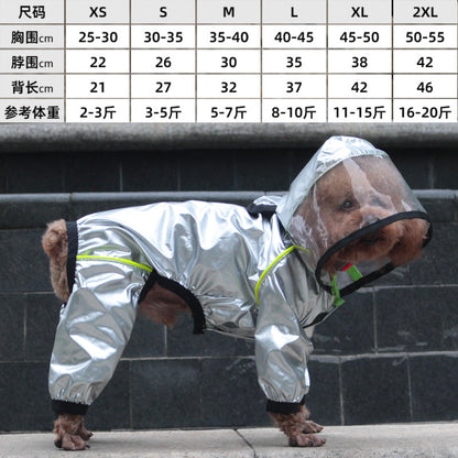 Pet rain cape