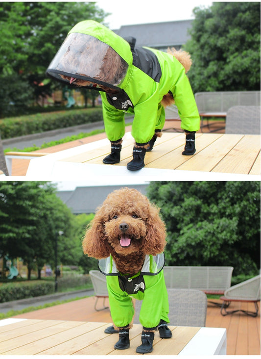 Pet rain cape