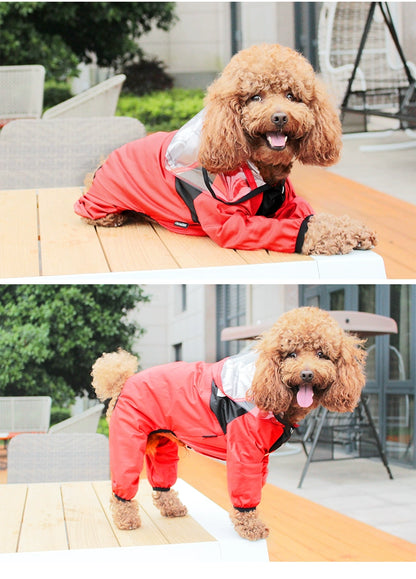Pet rain cape