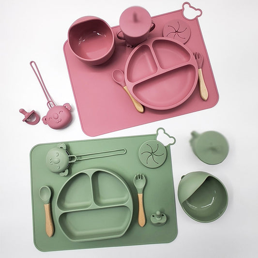 Baby silicone food supplement set