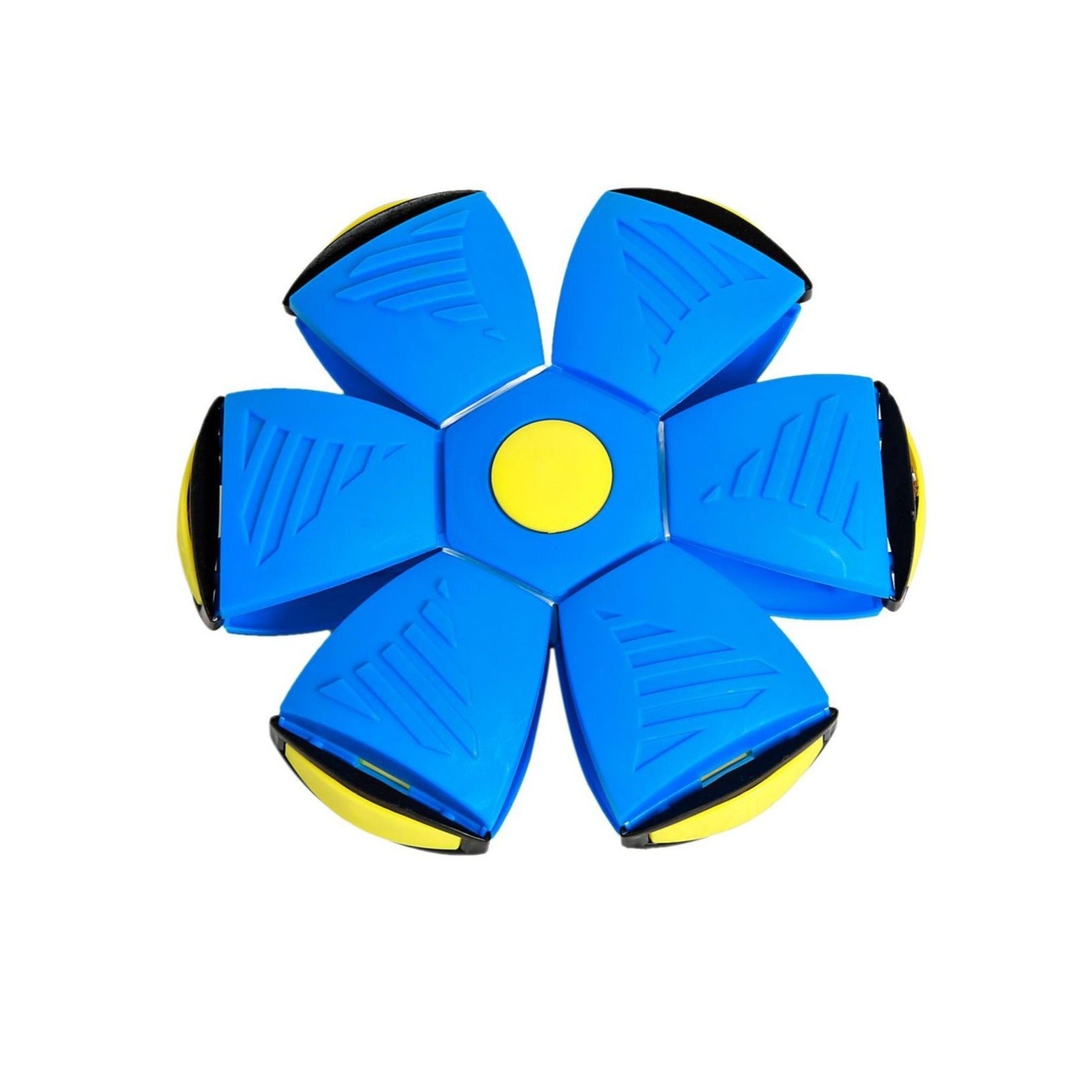 Flying Saucer Ball Dog Toy Blue