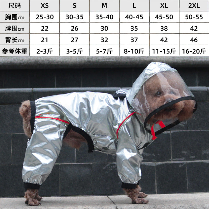 Pet rain cape