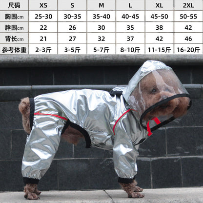 Pet rain cape